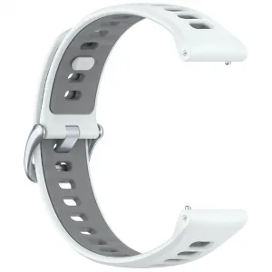 SPORTY Vymeniteľný silikónový remienok Coros Pace 4 WHITE-GREY