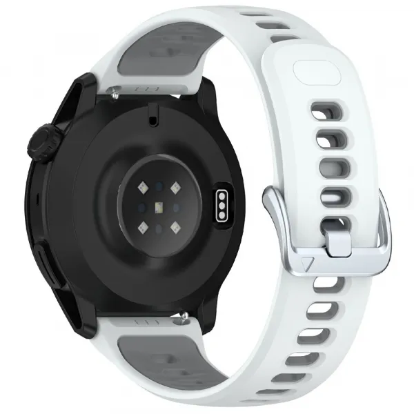 SPORTY Vymeniteľný silikónový remienok Coros Pace 4 WHITE-GREY