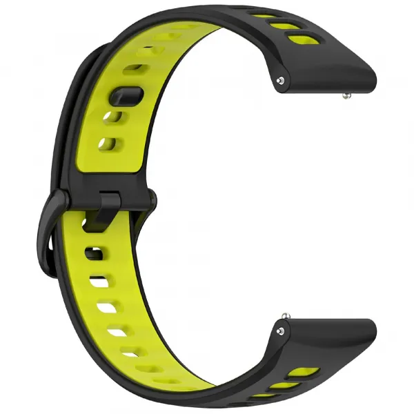 SPORTY Vymeniteľný silikónový remienok Coros Pace 4 BLACK-LIME