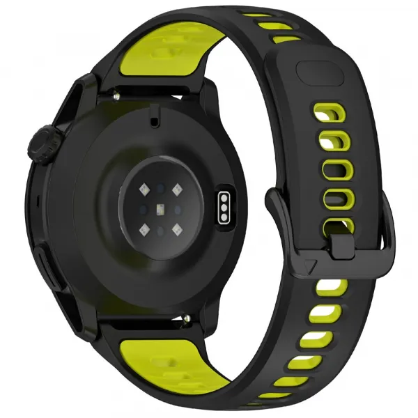 SPORTY Vymeniteľný silikónový remienok Coros Pace 4 BLACK-LIME