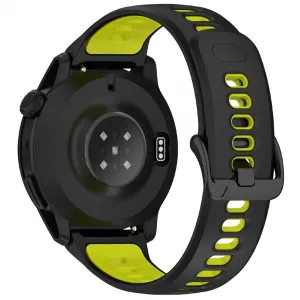 SPORTY Vymeniteľný silikónový remienok Coros Pace 4 BLACK-LIME