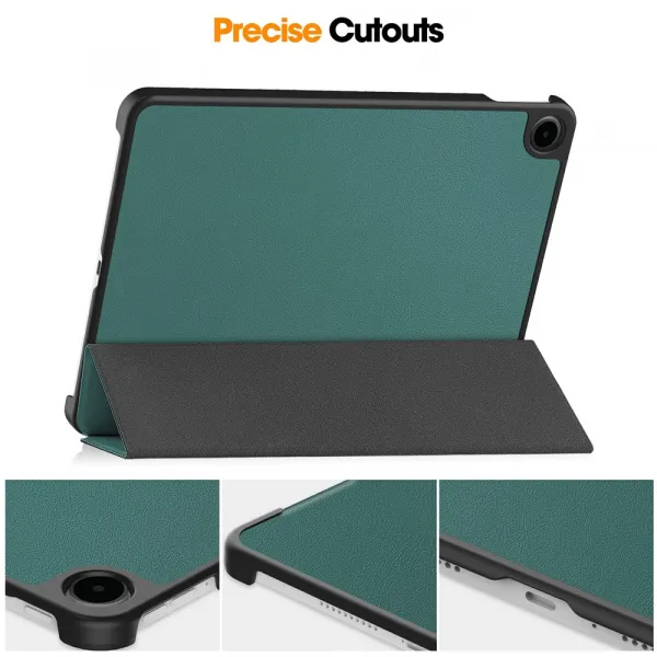 LEATHER Zaklápací kryt pre OnePlus Pad Go 2 zelený