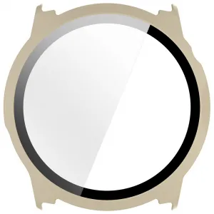 PC FULL COVER Plastový kryt so sklom pre Coros Pace 4 IVORY WHITE