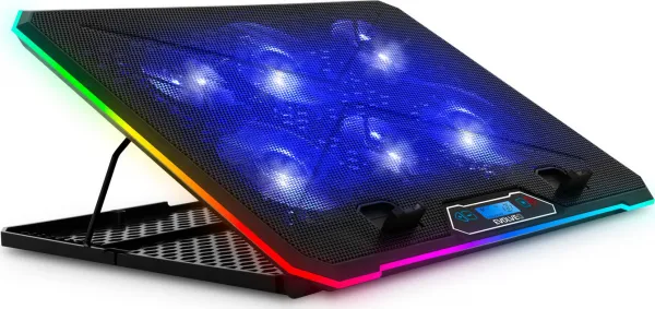 EVOLVEO Ania 9 RGB, nastavitelný podstavec pro notebook
