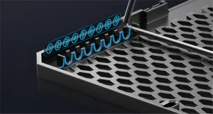 EVOLVEO Ania 9 RGB, nastavitelný podstavec pro notebook