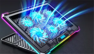 EVOLVEO Ania 9 RGB, nastavitelný podstavec pro notebook