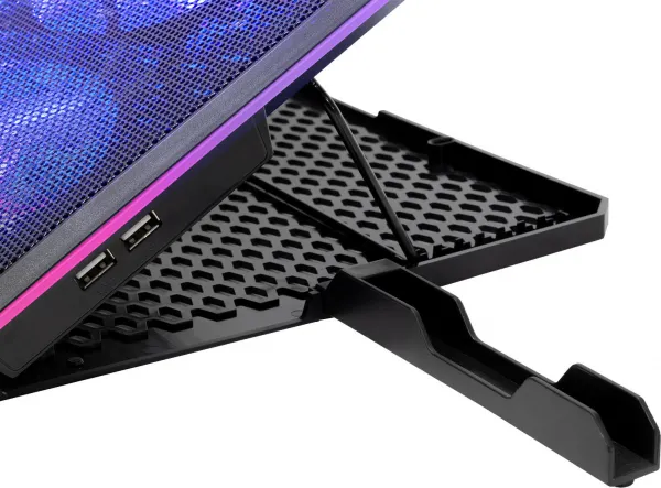 EVOLVEO Ania 9 RGB, nastavitelný podstavec pro notebook