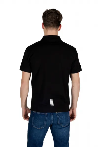 Čierne pánske polo tričko EA7