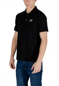 Čierne pánske polo tričko EA7