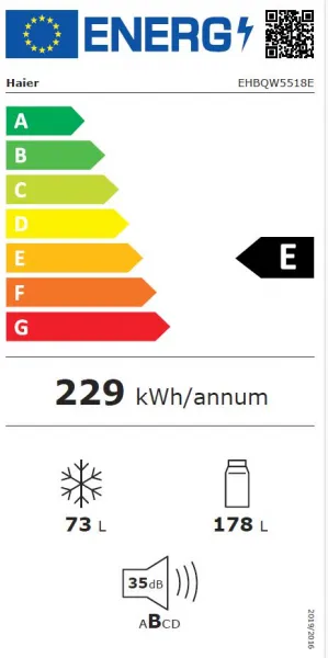Haier EHBQW5518E + BENEFIT