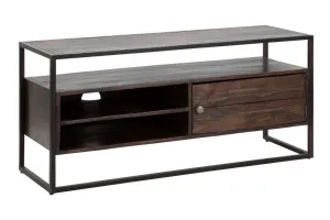 Marinela Dizajnový TV stolík Yashpal 120 cm hnedý