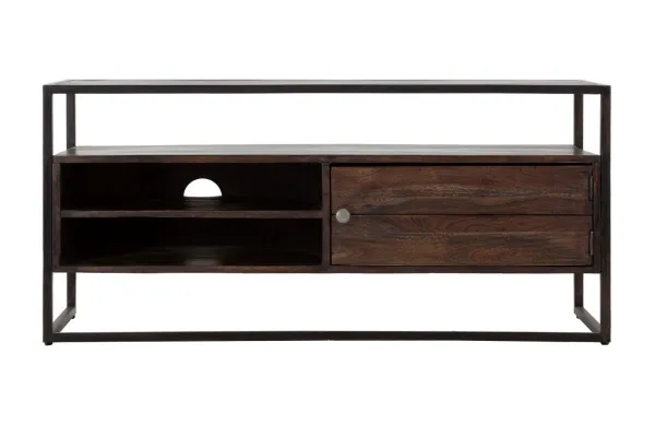 Marinela Dizajnový TV stolík Yashpal 120 cm hnedý