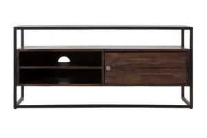 Marinela Dizajnový TV stolík Yashpal 120 cm hnedý