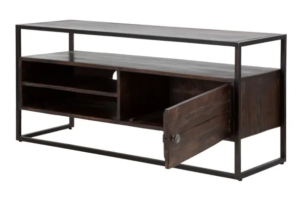 Marinela Dizajnový TV stolík Yashpal 120 cm hnedý