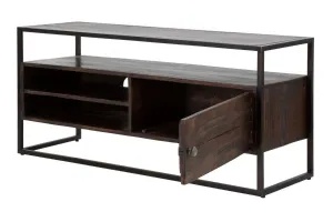 Marinela Dizajnový TV stolík Yashpal 120 cm hnedý