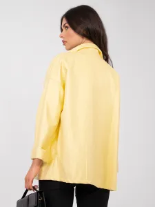 Žltý oversize blazer