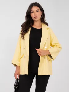 Žltý oversize blazer