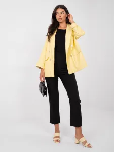 Žltý oversize blazer