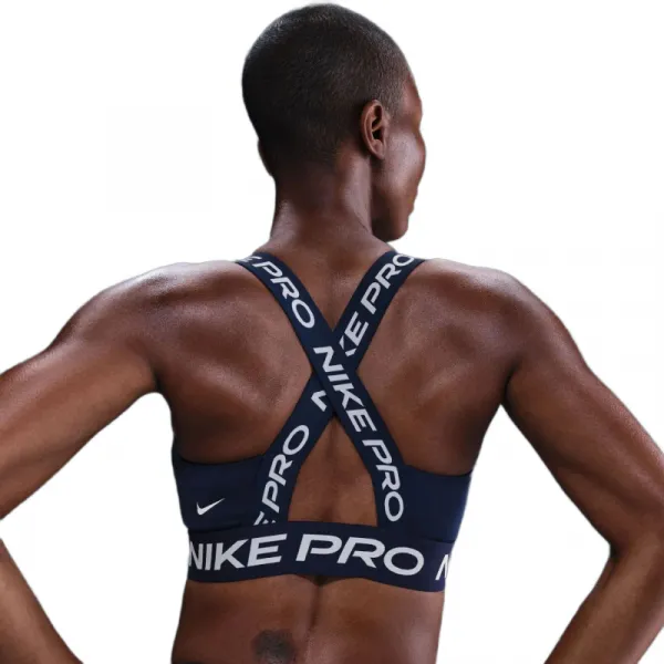 Dámska tréningová športová podprsenka NIKE PRO W NP BRA TT MIDNIGHT NAVY MIDNIGHTNAVY WHITE