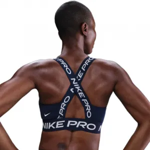Dámska tréningová športová podprsenka NIKE PRO W NP BRA TT MIDNIGHT NAVY MIDNIGHTNAVY WHITE