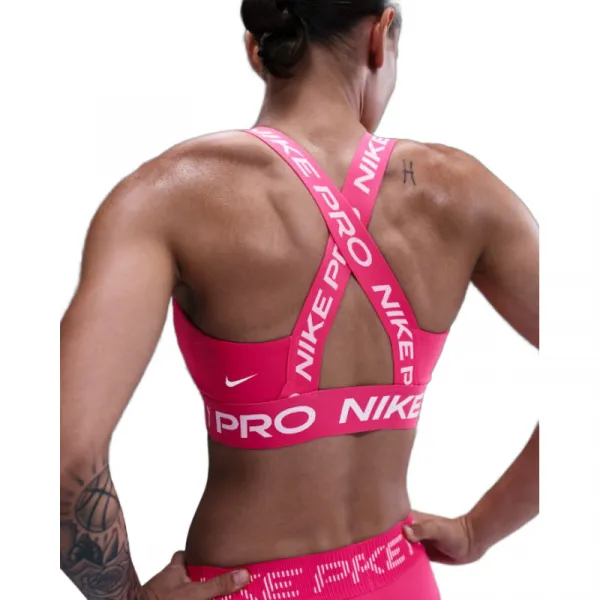 Dámska tréningová športová podprsenka NIKE PRO W NP BRA TT RUSH PINK RUSH PINK WHITE