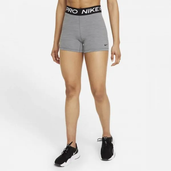Dámske tréningové kraťasy NIKE PRO W NP 365 SHORT 5IN SMOKE GREY HTR BLACK BLACK