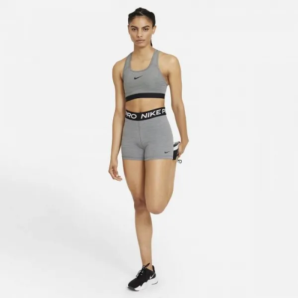 Dámske tréningové kraťasy NIKE PRO W NP 365 SHORT 5IN SMOKE GREY HTR BLACK BLACK