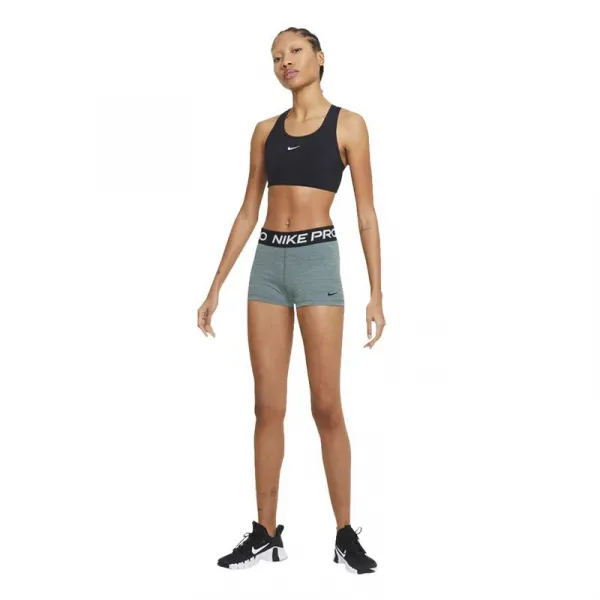 Dámske tréningové kraťasy NIKE PRO W NP 365 SHORT 3IN SMOKE GREY HTR BLACK BLACK