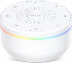 EVOLVEO Nubiloo – uspávací modul s bílým šumem, ukolébavkami a barevným světlem na dobrou noc