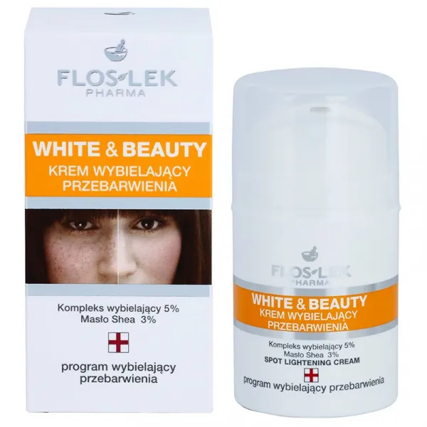 FlosLek Pharma White & Beauty krém proti pigmentovým škvrnám 50 ml