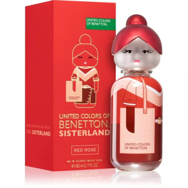 Benetton Sisterland Red Rose toaletná voda pre ženy 80 ml