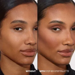 Smashbox Step-By-Step Contour Palette kontúrovacia paletka na tvár odtieň Deep 8.68 g
