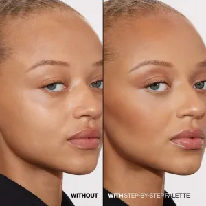 Smashbox Step-By-Step Contour Palette kontúrovacia paletka na tvár odtieň Deep 8.68 g