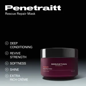 Sebastian Professional Penetraitt maska pre poškodené, chemicky ošetrené vlasy 145 ml