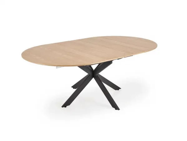 HALMAR Rozkládací jídelní stůl ACORD 120/200 cm dub přírodní/černý