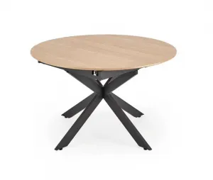 HALMAR Rozkládací jídelní stůl ACORD 120/200 cm dub přírodní/černý