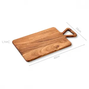 Kesper Prkénko na krájení SLICE 42x23 cm z masivu hnědé