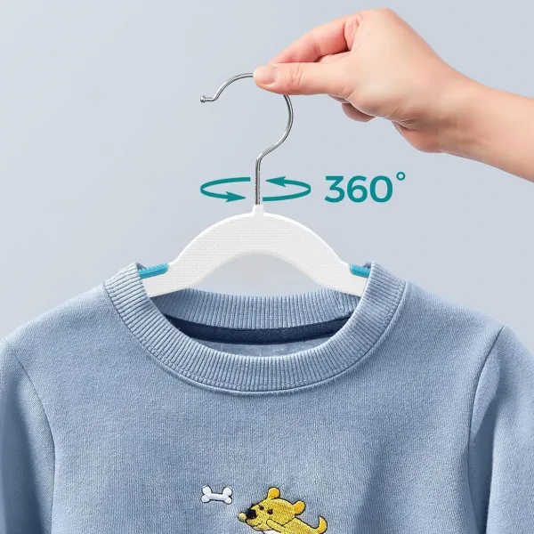 TZB Sada 10 ks dětských ramínek KIDSI vícebarevná