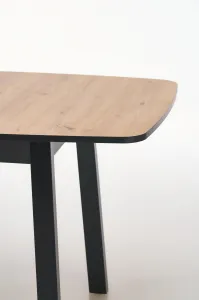 HALMAR Rozkládací jídelní stůl Barril 130/170 cm dub artisan/černý