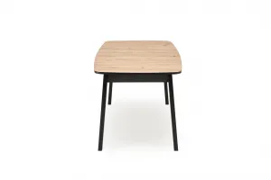 HALMAR Rozkládací jídelní stůl Barril 130/170 cm dub artisan/černý
