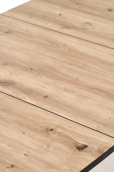 HALMAR Rozkládací jídelní stůl Barril 130/170 cm dub artisan/černý
