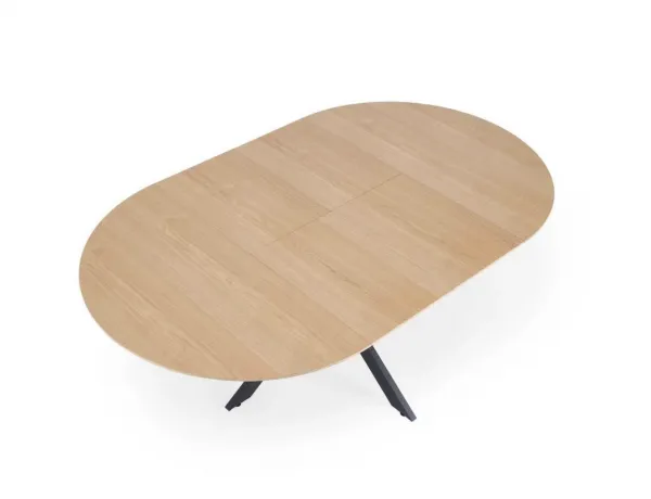 HALMAR Rozkládací jídelní stůl ACORD 120/200 cm dub přírodní/černý