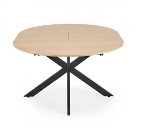 HALMAR Rozkládací jídelní stůl ACORD 120/200 cm dub přírodní/černý