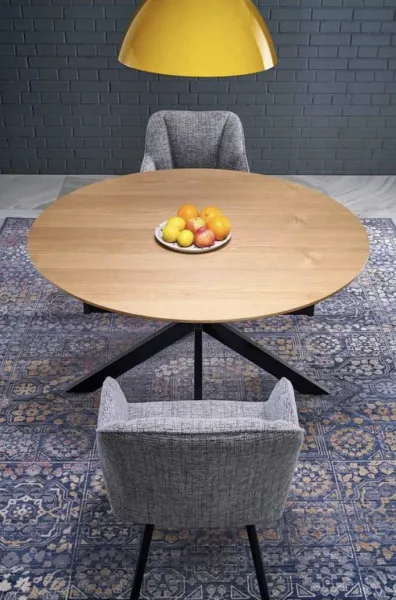 HALMAR Rozkládací jídelní stůl ACORD 120/200 cm dub přírodní/černý