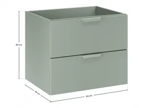 ArtCom Skrinka pod umývadlo ASTER Green 82-60-46-2S | 60 cm