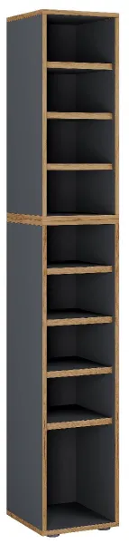 Botník VCM „Salia“ B30 XXL 9dílný, antracitový