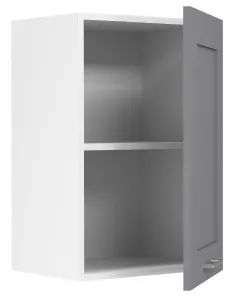 VCM Nástěnná skříňka 40 cm „Colura“, antracitová