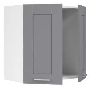 VCM Nástěnná skříňka 60 cm „Colura“, antracitová