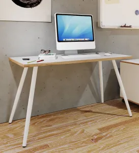 VCM psací stůl „Salia“ 110x80 WH, bílý