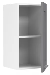 VCM Nástěnná skříňka 30 cm „Colura“, antracitová